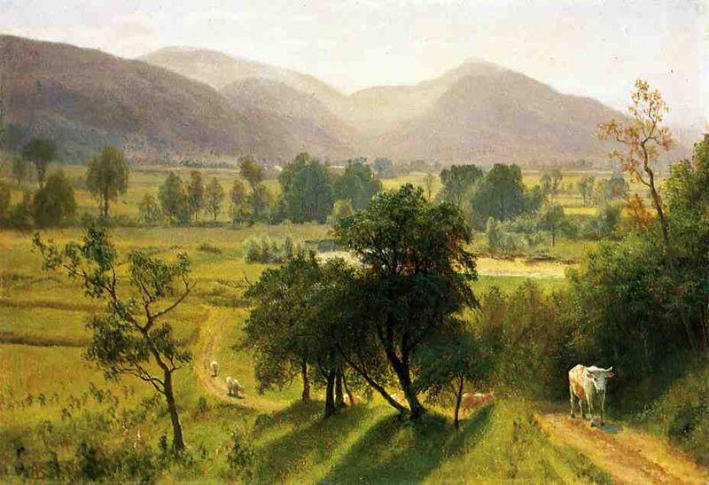 Albert Bierstadt Conway Valley New Hampshire Sweden oil painting art